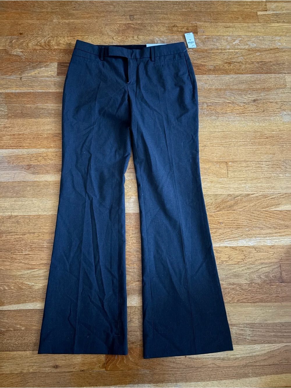 Women’s Black Pinstripe Dress Pants Size 6 from Gap